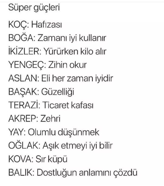 Burcuna göre senin süper güçlerin nelerdir?