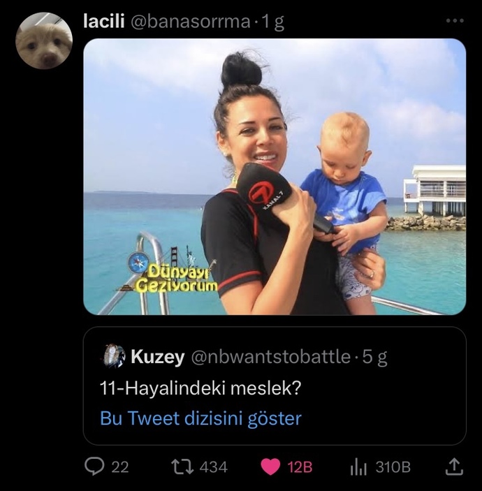 😂 Sizin hayalinizdeki meslek ne?
