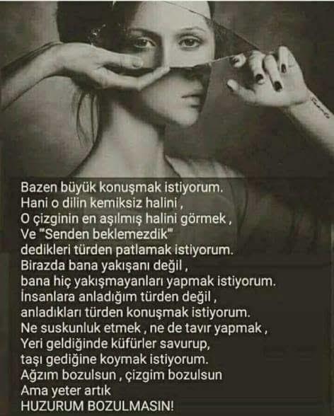 Büyük konuşup başına geldiği oldu mu?
