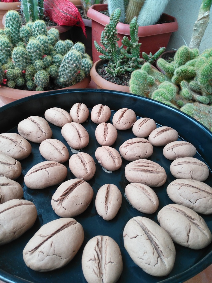 Fenomen Eylulemiranın tarifi ile kahve çekirdeği kurabiye yaptım. Beğendiniz mi?