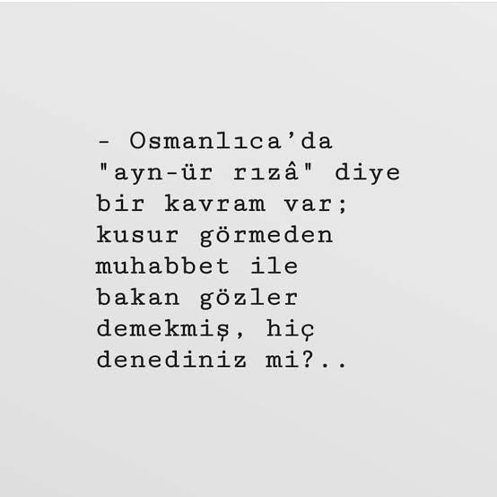 Kusur görmeden bi insana bakamıyoruz?