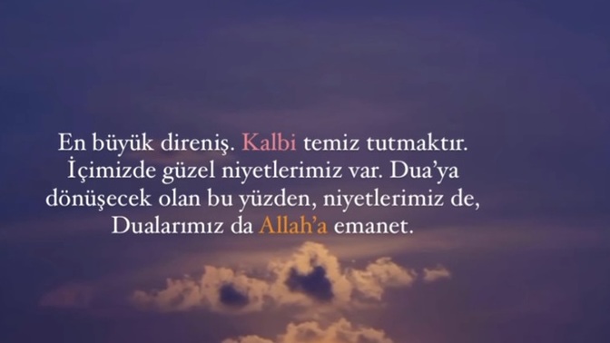 Duanin gücüne inanirmisiniz surekli ettiğiniz dua nedir?