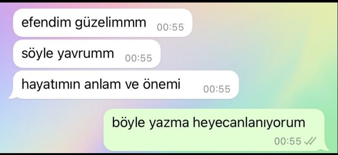 Sizi heyecanlandıran cümleler nelerdir?
