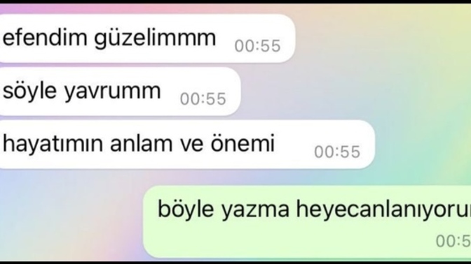 Sizi heyecanlandıran cümleler nelerdir?