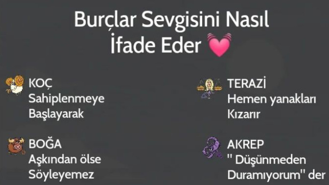 Burcun hangisi?