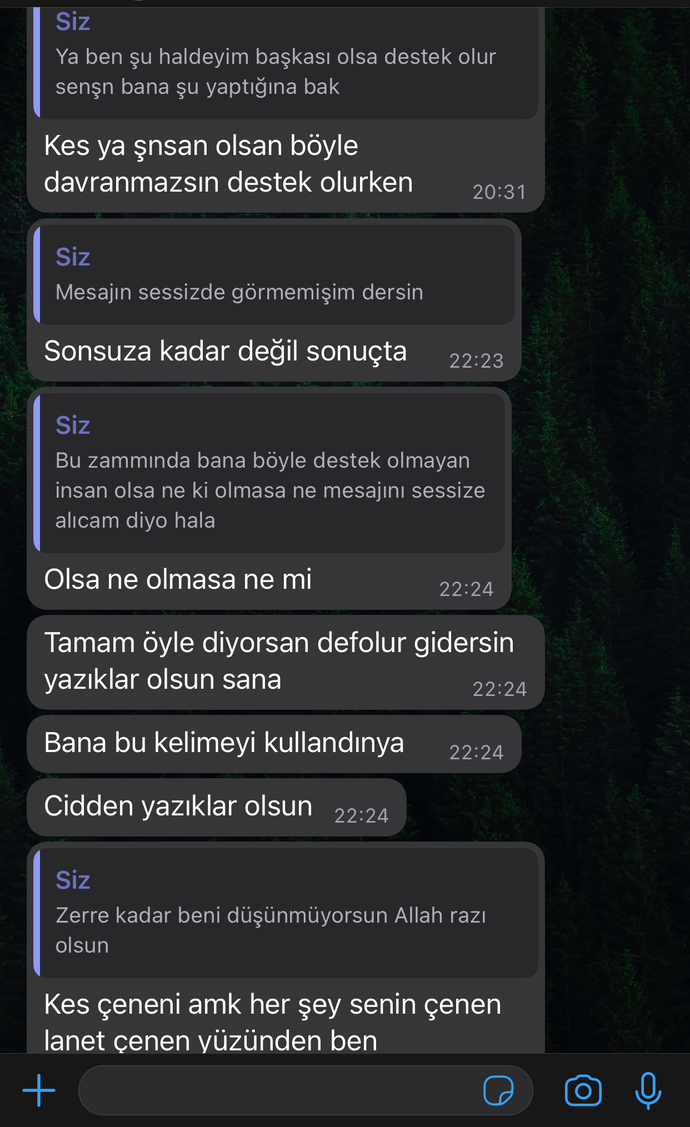 Konuyu boşverin şu mesaja ne yazmalıyım ya da hiçbir şey yazmayayım mı?