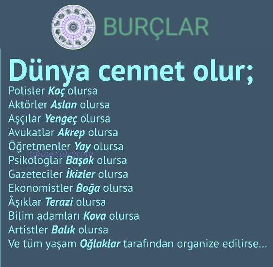 Burçlar için dünya nasıl cennet olur?