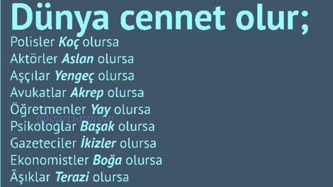 Burçlar için dünya nasıl cennet olur?