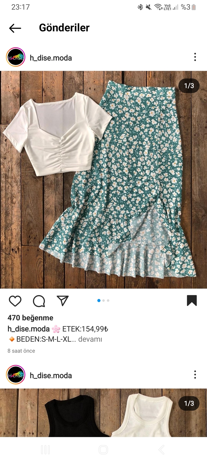 Sizce bu eteklerden hangisi daha güzel?