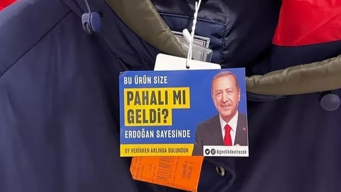 Marketteki ürünlere "Erdoğan sayesinde" çıkartması yapıştıran Mahir'e gözaltı kararı! Seçim öncesi oylara etkisi ne yönde olur?