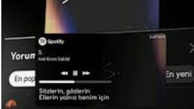 Adınızın baş harfi ile başlayan şarkı adı veya sözü yazar mısınız?