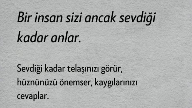 Sizi kim anlar?