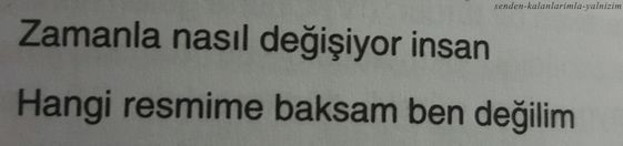 Beş yıl önceki sen ile şu anki sen aynı mı, peki beş yıl sonra sence nasıl birisi olursun?
