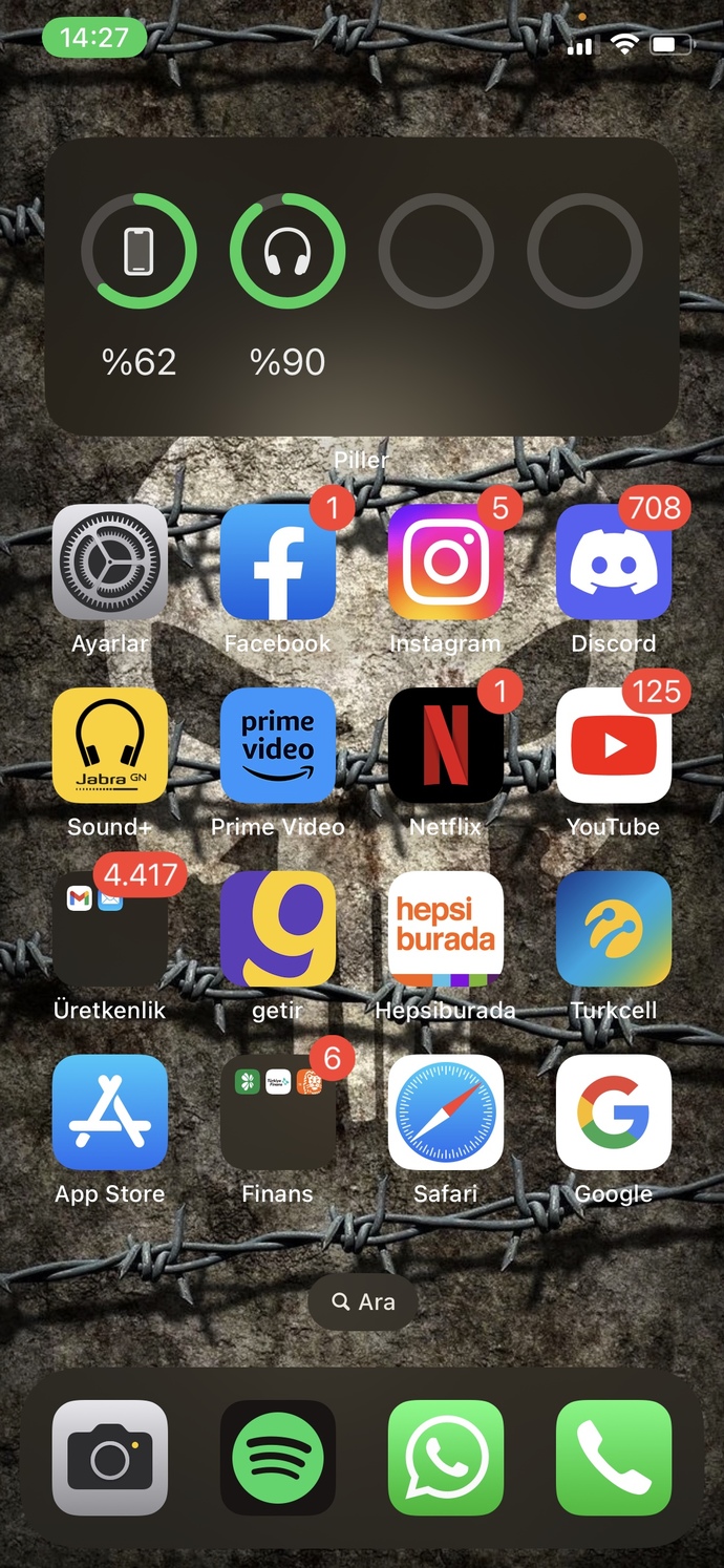 Telefonun da kaç tane uygulama var ve en çok hangilerini kullanıyorsun?