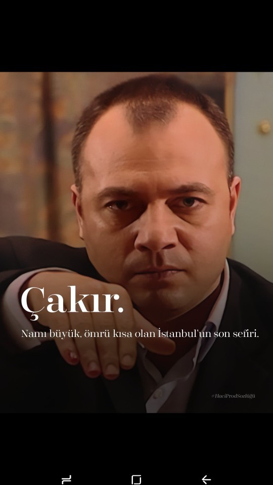 Süleyman Çakırın ölümünün seneyi devriyesinde kendisini rahmetle anıyorum ve en sevdiğin Kurtlar Vadisi repliğini yazar mısın?