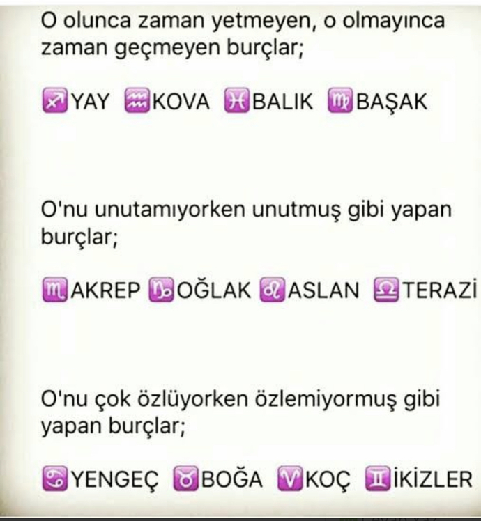 O olmayınca zaman geçmeyen 🐠 Balık doğru.