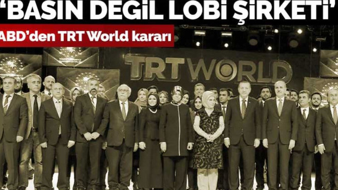 ABD, TRT’nin basın kartlarını iptal etti: 'Basın değil lobi şirketi'. Devletin TRT'si kimler için lobi yapıyor?