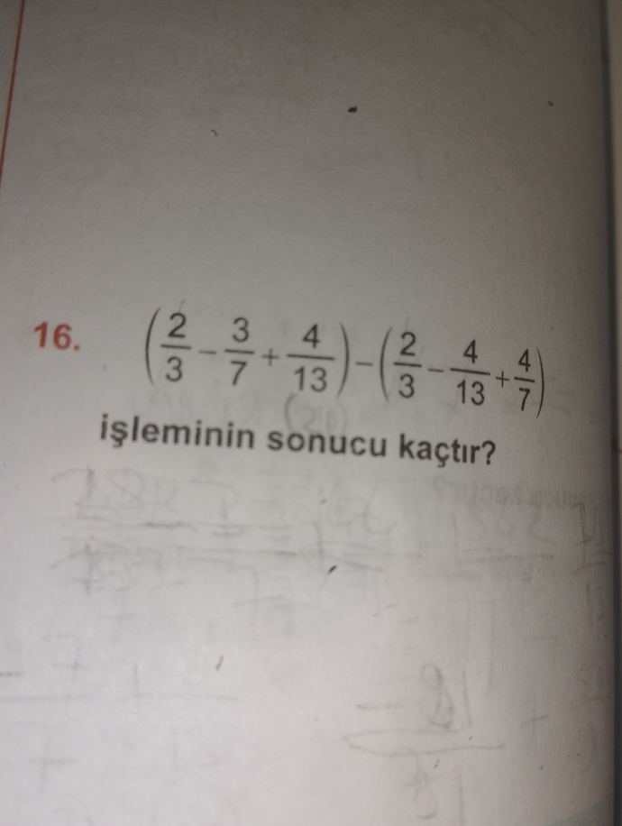 Tyt sınavına giricemde, şu soruyu yapamadım. Matematikte henüz yeniyim. Bunun cevabı ne?