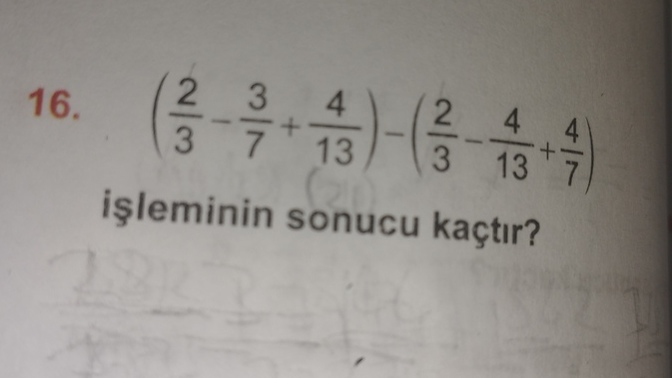 Tyt sınavına giricemde, şu soruyu yapamadım. Matematikte henüz yeniyim. Bunun cevabı ne?