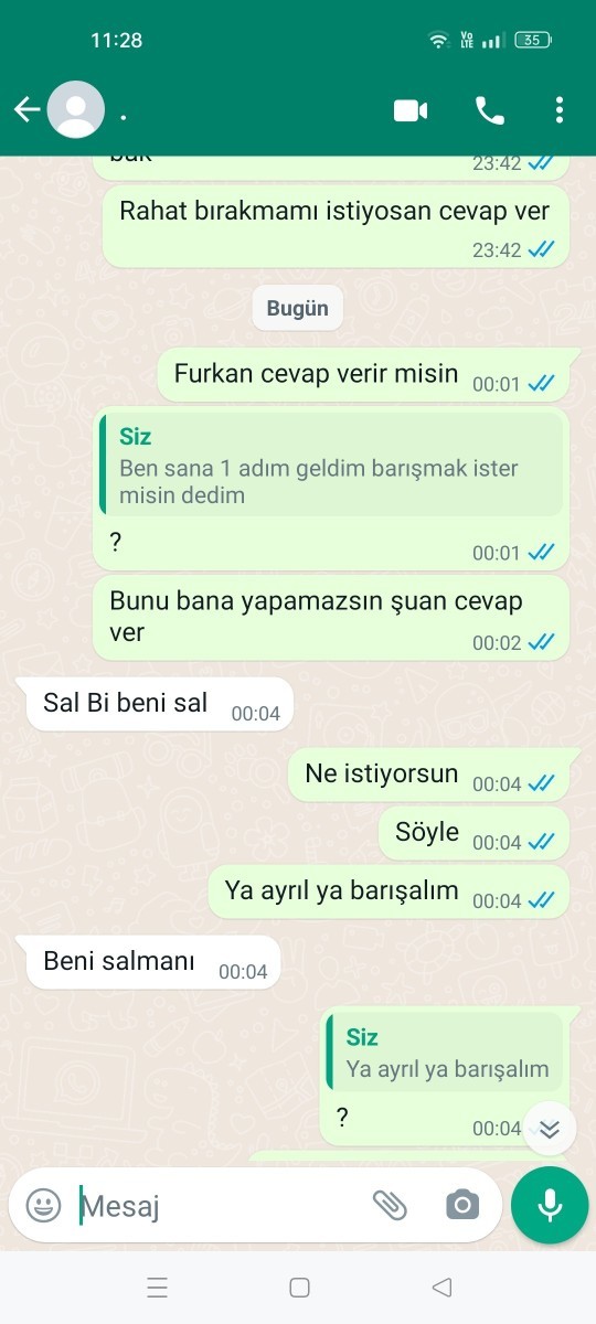 4 senelik ilişkim bu hale geldi ben ne yapıcam yardım edin?