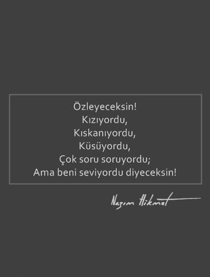 Bizimle sevdiğin bir şiirden birkaç mısra paylaşır mısın?