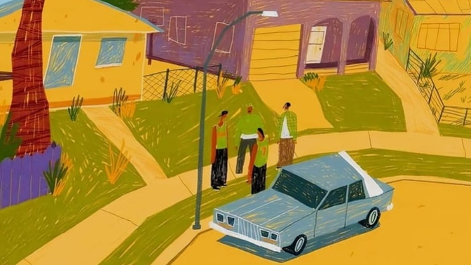 GTA San Andreas grove street çizimi! Çok iyi olmamış mı?