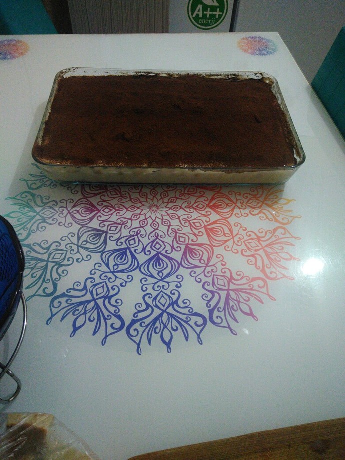 İftar için tiramisu yaptım. Nasıl olmuş sizce?