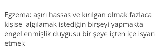 Egzema kesin çözüm için tavsiyeleriniz neler?