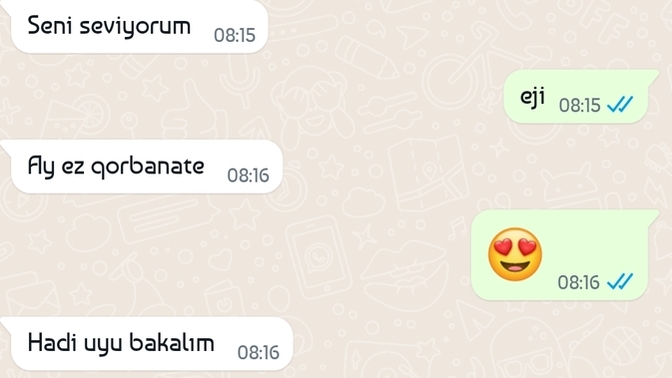 Sevgilinizle genelde ne konuşursunuz?