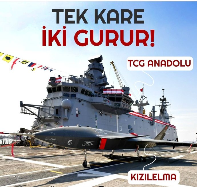 "TCG Anadolu" bugün TSK envanterine giriyor.