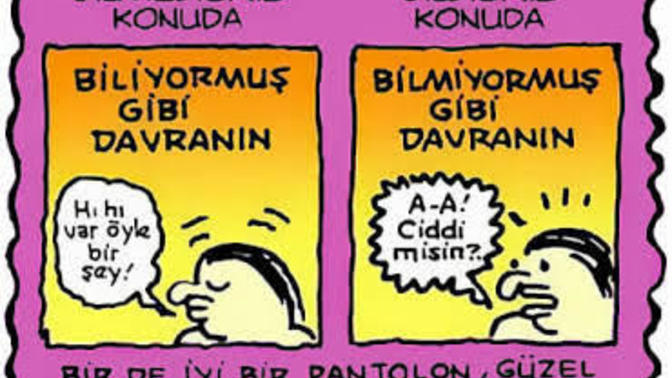 Birşeyi bildiğinizde bilmemezlikten gelir misiniz?