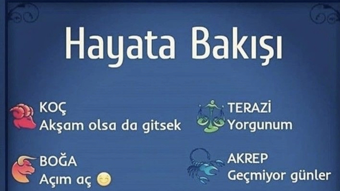 Burcuna göre hayata bakışınız doğru mu?