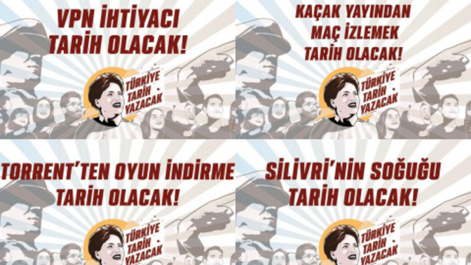 İYİ Parti, yeni kampanya görsellerini paylaştı. Vaatlerini beğendiniz mi?