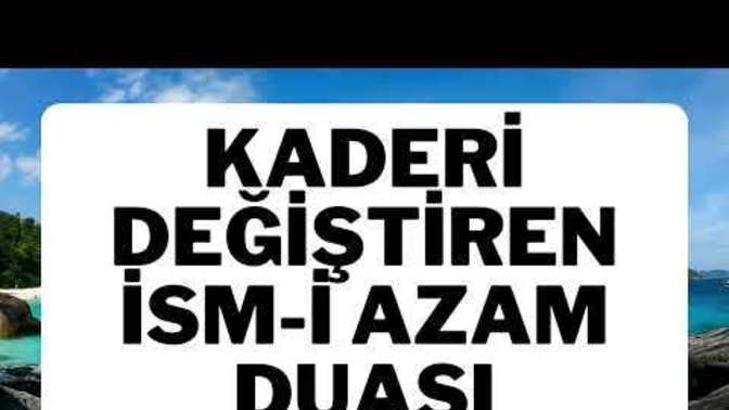 Kaderi dua ile degistirebilir miyiz sizce? Boyle bir dua varmis ben okudum bakalım?