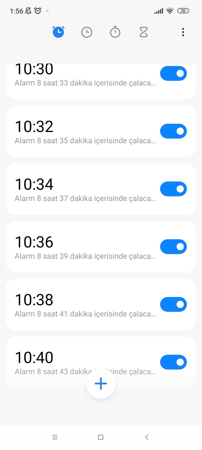 Uyanmak için kaç alarm kuruyorsunuz?