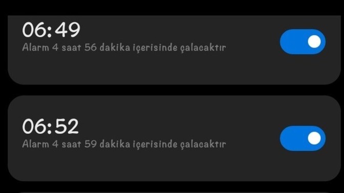 Uyanmak için kaç alarm kuruyorsunuz?