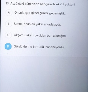 Cevapları doğru mu?