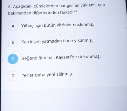 Cevapları doğru mu?