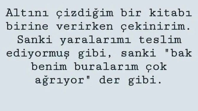 Kitap okurken önemli bulduğunuz yerlerin altını çizer misiniz?