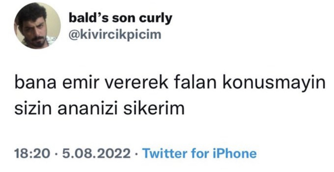 Sana emir verir gibi konuşulunca ne yapıyorsun?