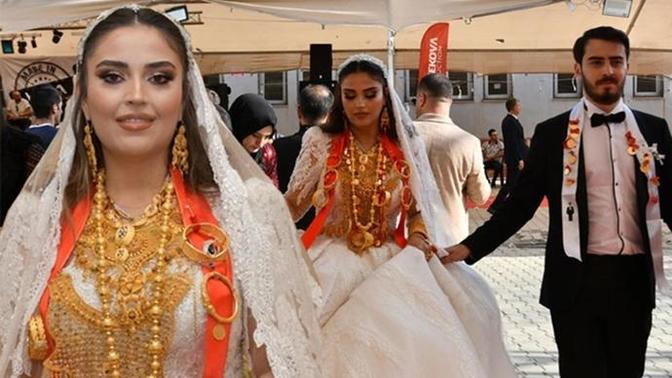 Erkek tarafının 100 bin TL'lik altın takması çok mu?