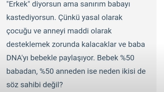 Kürtaj yaptırmasında erkekler söz sahibi olmalı mı?