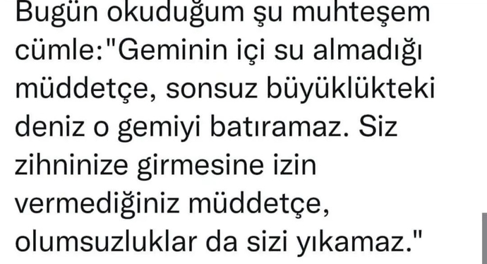 Sizde hoşunuza giden bir yazıyı paylaşabilir misiniz?