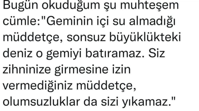 Sizde hoşunuza giden bir yazıyı paylaşabilir misiniz?