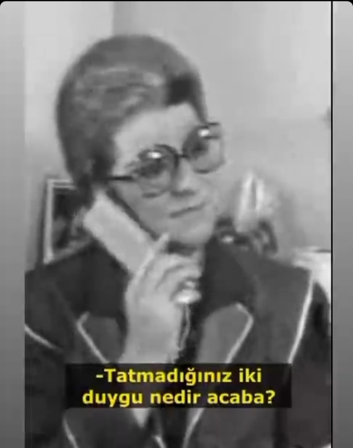 Peki sizin tatmadığınız iki duygu nedir?