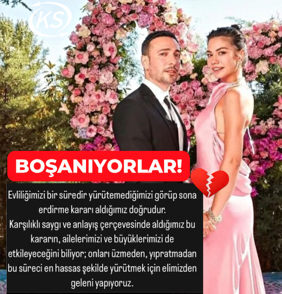 Oğuzhan Koç ve Demet Özdemirden ortak boşanma açıklaması yapıldı! Çok yakışmıyorlar mıydı?