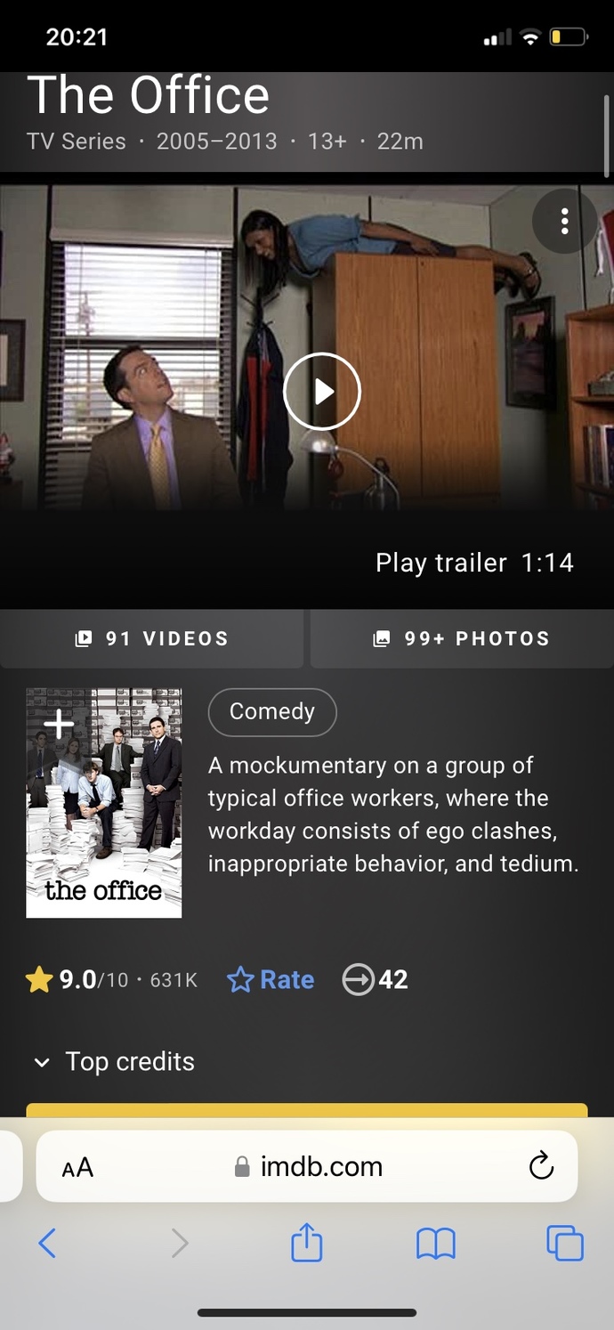 Aşağıdaki dünyanın en yüksek IMDb oranlarına sahip dizilerden hangisi favoriniz?