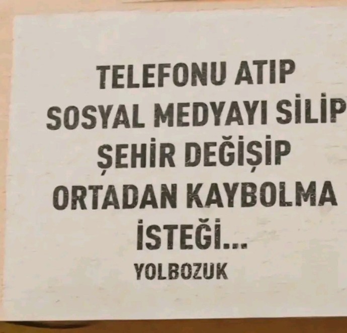 Sizede geliyomu bazen böyle istek?