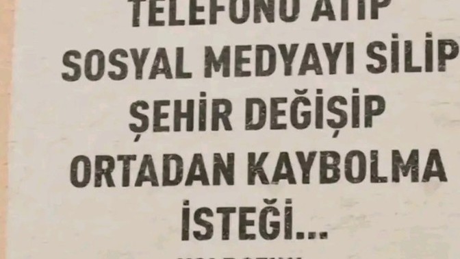 Sizede geliyomu bazen böyle istek?