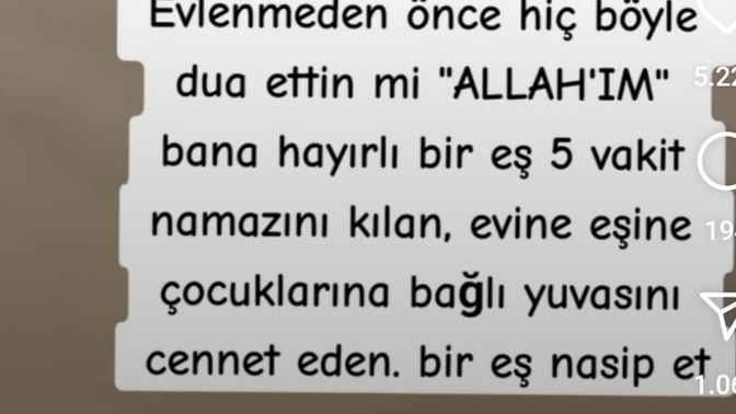 Evlenmeden önce ettiginiz dua var mı?